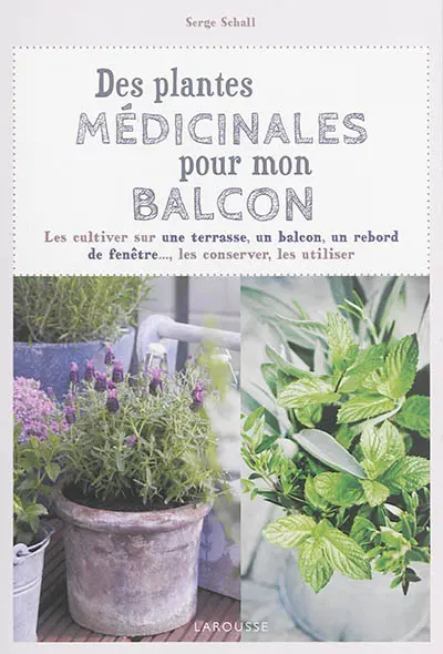 Des plantes médicinales pour mon balcon : les cultiver sur une terrasse, un balcon, un rebord de fenêtre..., les conserver, les utiliser