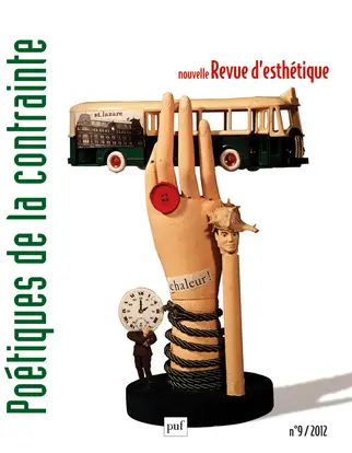 Nouvelle revue d'esthétique, n° 9. Poétiques de la contrainte