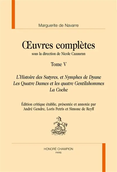 Oeuvres complètes. Vol. 5