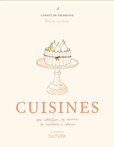 Cuisines : une collection de cuisines de créateurs à colorier
