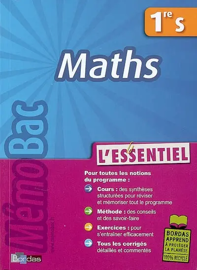 Maths 1re S