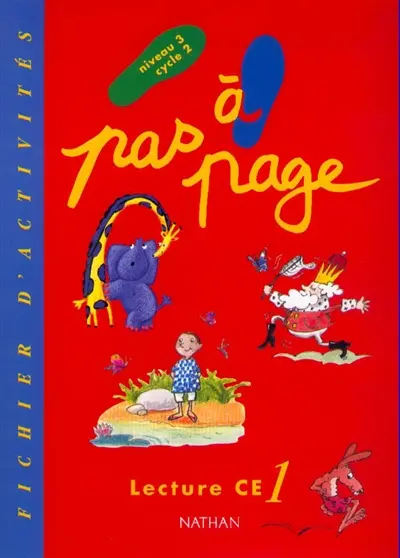 Pas à page, lecture CE1 : cahier d'exercices