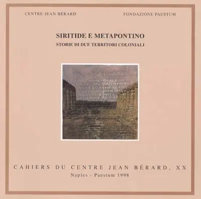 Siritide e Metapontino : storie di due territori coloniali