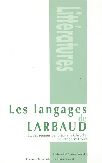 Les langages de Larbaud