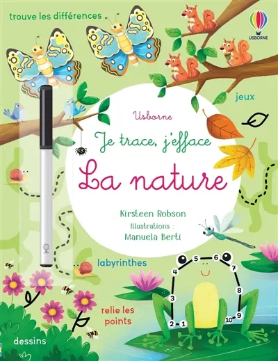 La nature : Je trace, j'efface