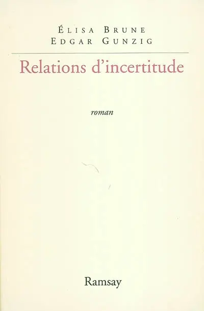 Relations d'incertitude