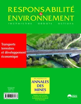 Responsabilité et environnement, n° 75. Transports terrestres et développement économique