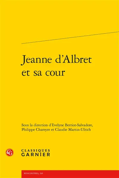 Jeanne d'Albret et sa cour