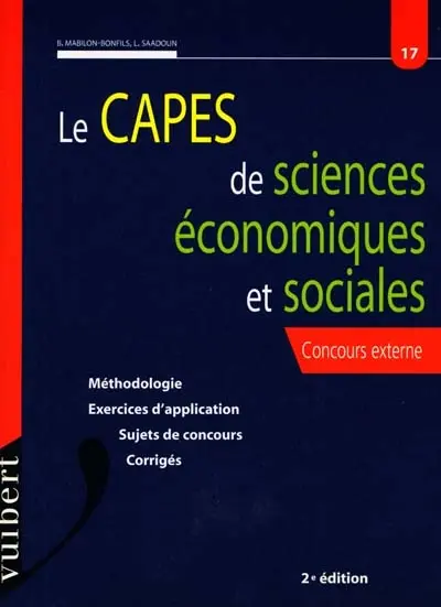 Le CAPES de sciences économiques et sociales : concours externe