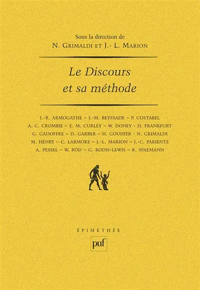 Le Discours et sa méthode : actes