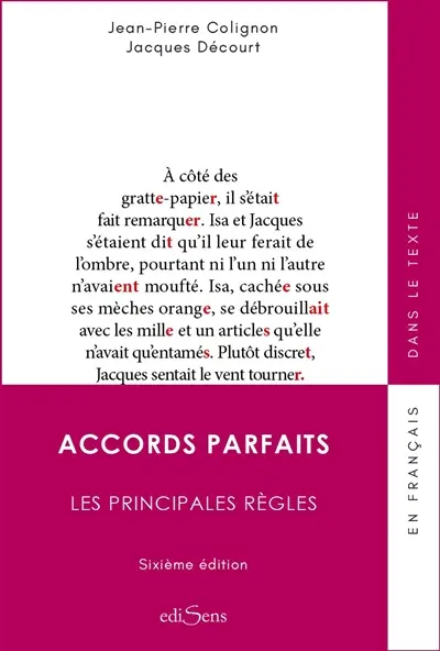Accords parfaits : les principales règles