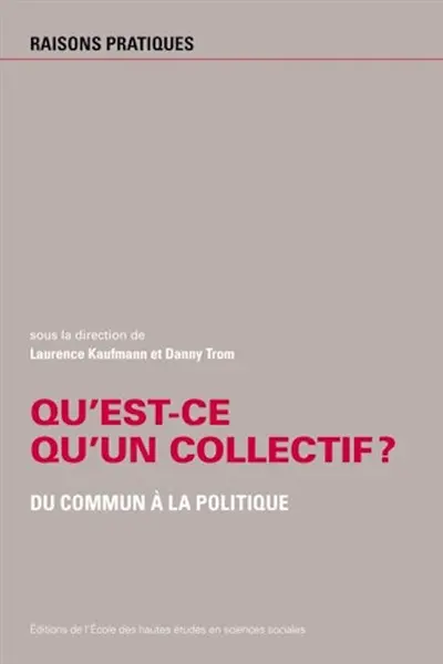 Qu'est-ce qu'un collectif ? : du commun à la politique
