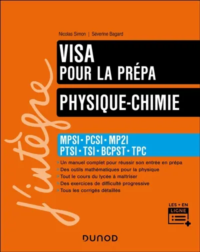 Physique chimie : MPSI, PCSI, MP2I, PTSI, TSI, BCPST, TPC