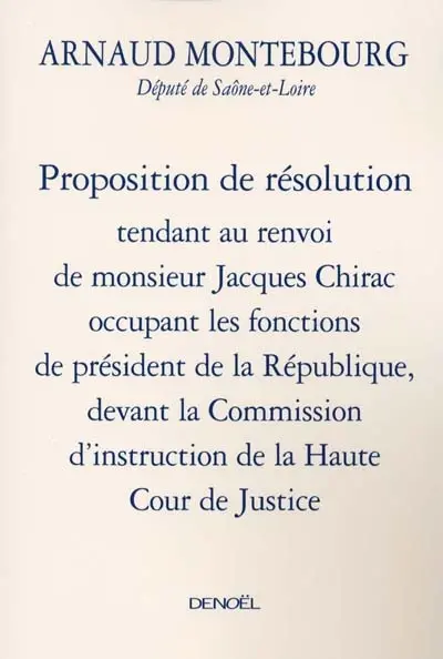 Proposition de résolution