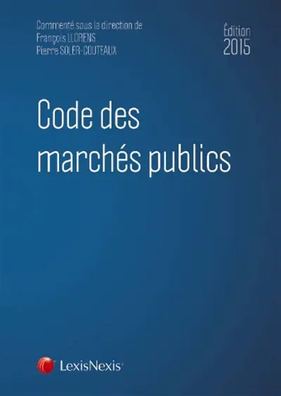 Code des marchés publics 2015