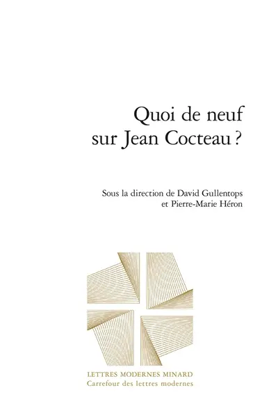 Quoi de neuf sur Jean Cocteau ?