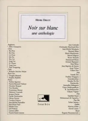 Noir sur blanc : une anthologie