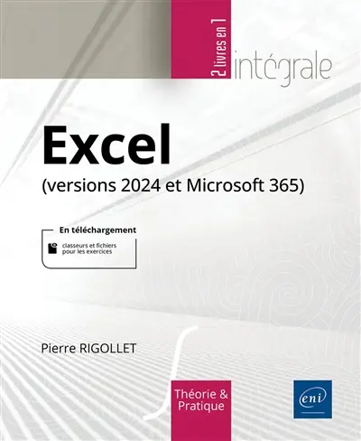 Excel (versions 2024 et Microsoft 365) : théorie & pratique