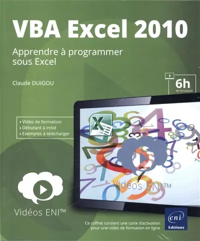 Vidéo VBA Excel 2010 : apprendre à programmer sous Excel
