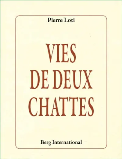 Vies de deux chattes