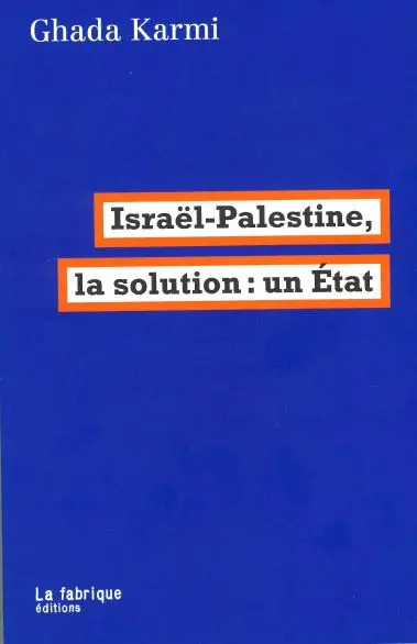 Israël-Palestine, la solution : un Etat