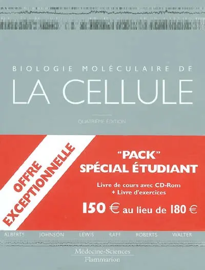 Pack spécial étudiant Biologie moléculaire de la cellule