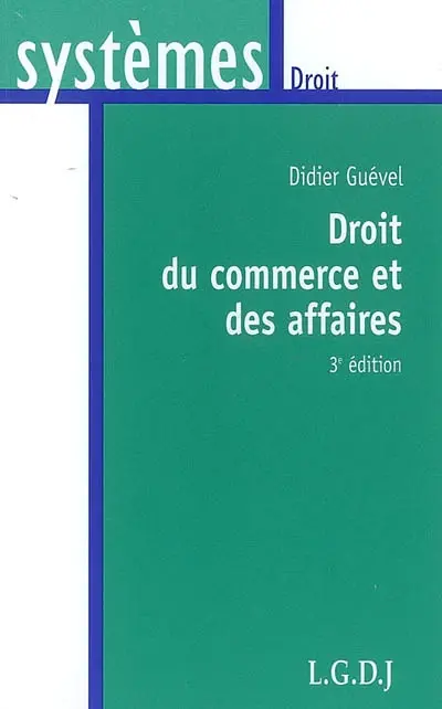 Droit du commerce et des affaires