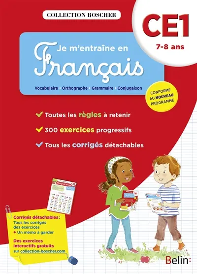Je m'entraîne en français : CE1, 7-8 ans : conforme au nouveau programme
