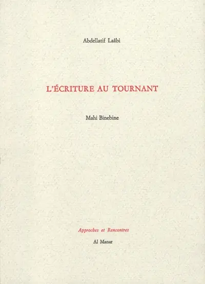 L'écriture au tournant
