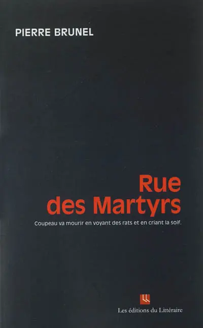 Rue des martyrs : Coupeau va mourir en voyant des rats et en criant la soif