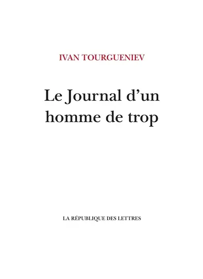 Le journal d'un homme de trop