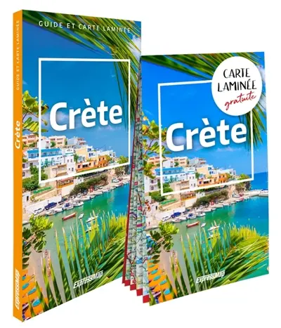 Crète : guide + carte laminée