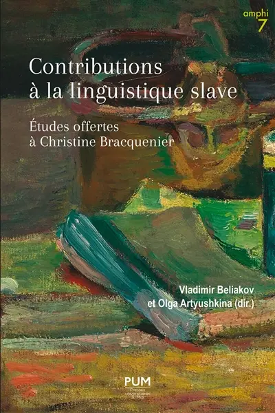 Contributions à la langue slave : études offertes à Christine Bracquenier