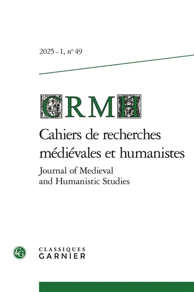 Cahiers de recherches médiévales et humanistes, n° 49. Le locus : le lieu, le sacré, l'espace social au Moyen Age. Locus : places, sacred and social space in the Middle Ages