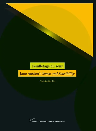 Feuilletage du sens : Jane Austen's Sense and sensibility