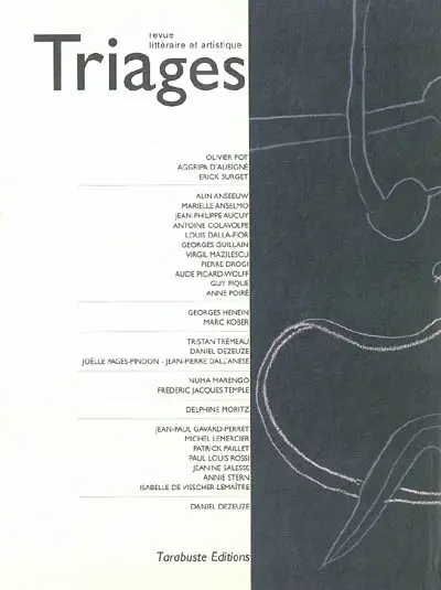 Triages, n° 15. Aggripa d'Aubigné