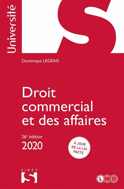 Droit commercial et des affaires : 2020