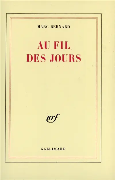 Au fil des jours