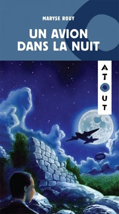 Un avion dans la nuit