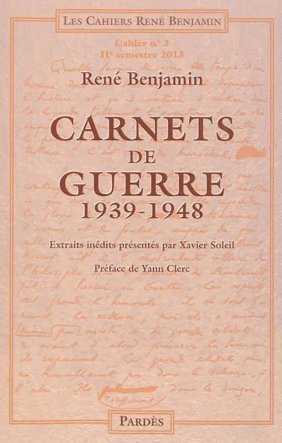 Carnets de guerre : 1939-1948
