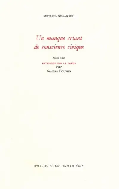 Un manque criant de conscience civique