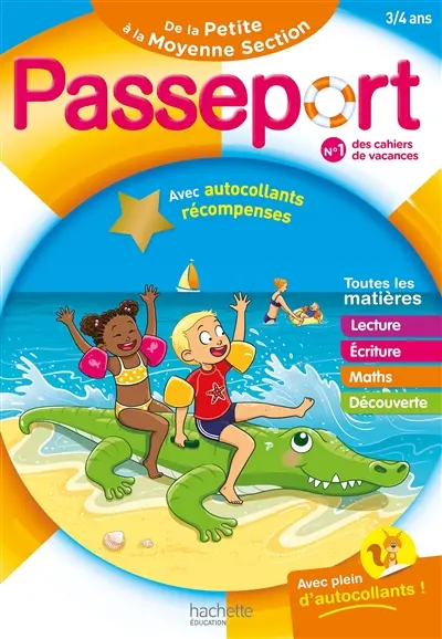 Passeport de la petite à la moyenne section, 3-4 ans : toutes les matières