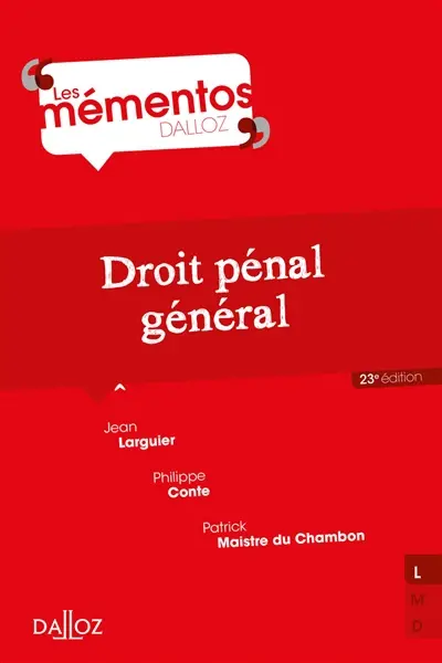Droit pénal général
