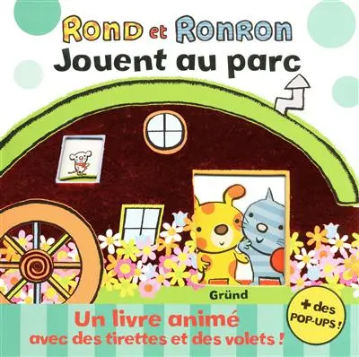 Rond et Ronron. Rond et Ronron jouent au parc