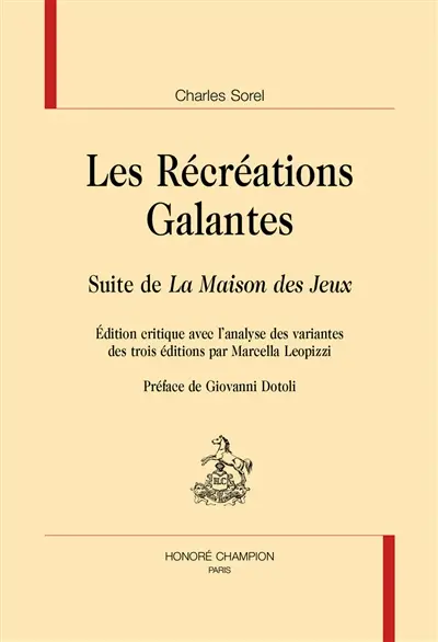Les récréations galantes : suite de La maison des jeux