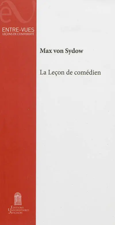 La leçon de comédien