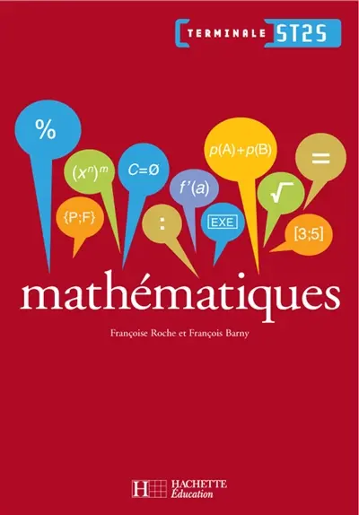 Mathématiques, terminale ST2S