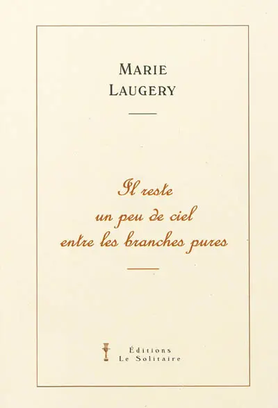 Il reste un peu de ciel entre les branches pures