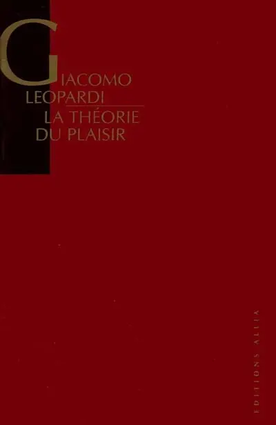 La théorie du plaisir