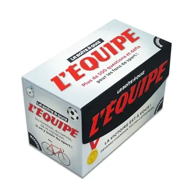 La boîte à quiz L'Equipe : plus de 500 questions et défis pour les fans de sport !